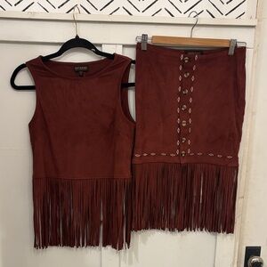 Shyanne Rust Fringe Outfit